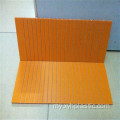 လိမ္မော်ရောင် Phenolic Laminate Bakelite Board ကို လုပ်ဆောင်နေသည်။